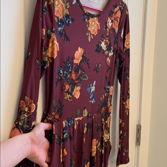 Floral Long Sleeve Dress - Picture 6 of 7